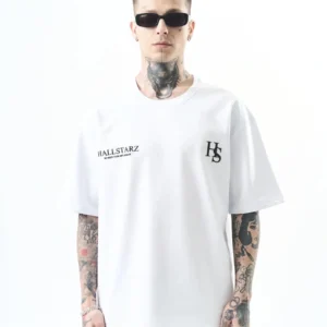 T shirt blanc oversize no need to be influencer